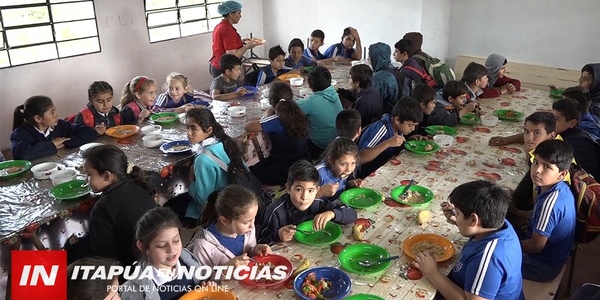 ALMUERZO ESCOLAR EN LAS ESCUELAS GARANTIZADO DESDE EL DÍA 1 DE CLASES - Itapúa Noticias