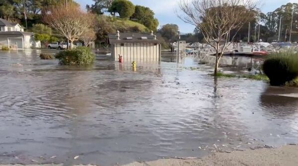 Después del tsunami en Tonga, las olas llegan a California