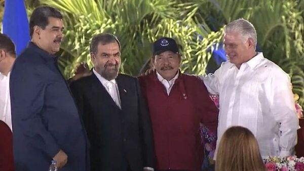 Tres dictadores y un presunto terrorista se juntan en Nicaragua