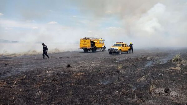 Bomberos luchan incansablemente contra incendios en todo el país - Nacionales - ABC Color