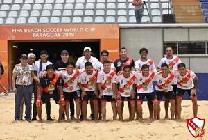 Fútbol Playa: San Lorenzo es uno de los equipos que subió al podio de triunfadores » San Lorenzo PY