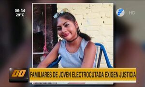 Familiares de joven electrocutada en la Costanera exigen justicia | Telefuturo