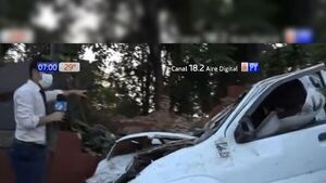 Brutal accidente: "Pensamos que esto solo pasa en películas"