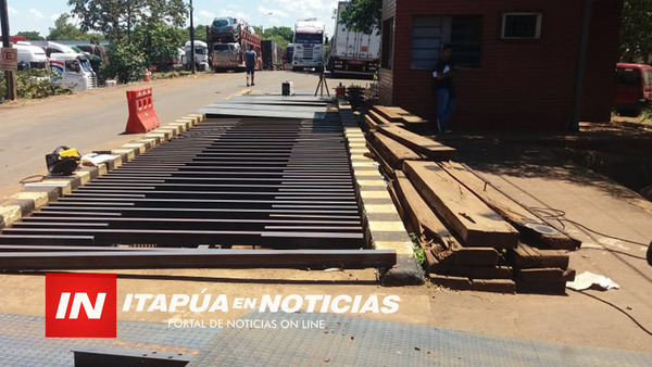 MODERNA BÁSCULA CASI LISTA EN PUERTOS, TAMBIÉN SE CUENTAN CON NUEVAS MEDIDAS DE SEGURIDAD - Itapúa Noticias