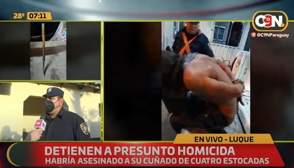 Detienen a sospechoso de homicidio en Luque