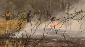 Crónica / Capataz de estancia literalmente se "achicharró", tras incendio en Caapucú