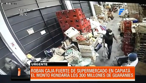Roban unos G. 300 millones de un supermercado en Capiatá