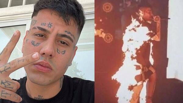 Crónica / [VÍDEO]¡Ndetavyonde! Cantante hizo de ¡antorcha humana!