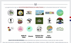 Diario HOY | Dan a conocer las empresas de turismo no habilitadas ni registradas ante Senatur