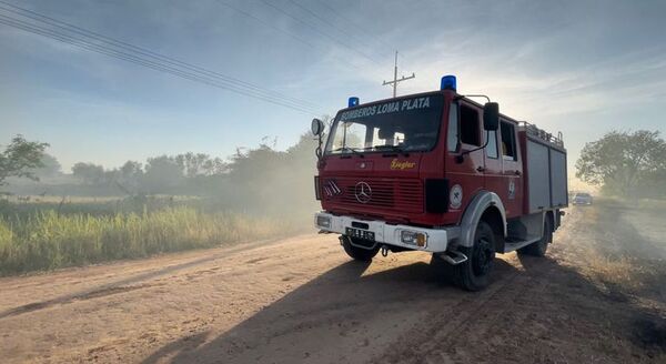Campos quemados es el saldo del fin de semana en el Chaco Central - Noticias del Chaco - ABC Color