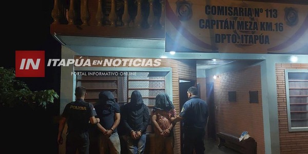 UN TOTAL DE 14 DELINCUENTES PRESOS ESTE FIN DE SEMANA. - Itapúa Noticias