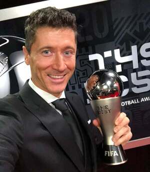 El Mejor Jugador: Robert Lewandowski recibe el premio The Best de la FIFA