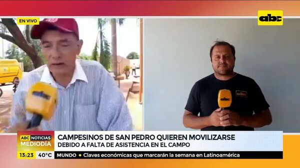 Santa Rosa del Aguaray: productores se movilizarán la próxima semana - ABC Noticias - ABC Color