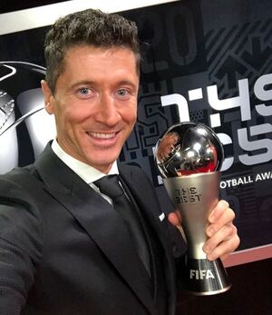 Lewandowski superó a Messi y se quedó con el premio The Best