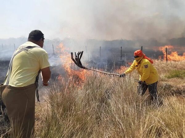 CBVP pide a empresas que sean tolerantes y liberen a combatientes de incendios   - Nacionales - ABC Color