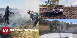 BOMBEROS DE ENCARNACIÓN SIGUEN COMBATIENDO INCENDIO EN VARIOS FRENTES. - Itapúa Noticias