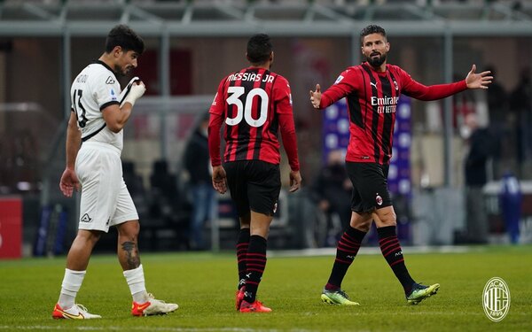 Milan fue sorprendido por el modesto Spezia