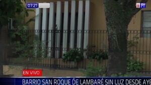 Vecinos en Lambaré obligados a dormir en sus autos por cortes