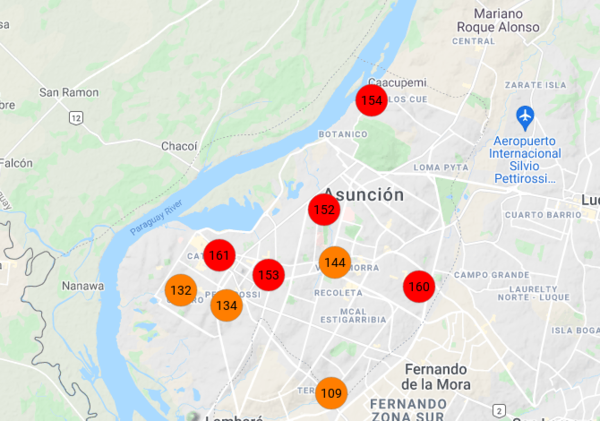 Diario HOY | Aire insalubre en varios puntos de Asunción