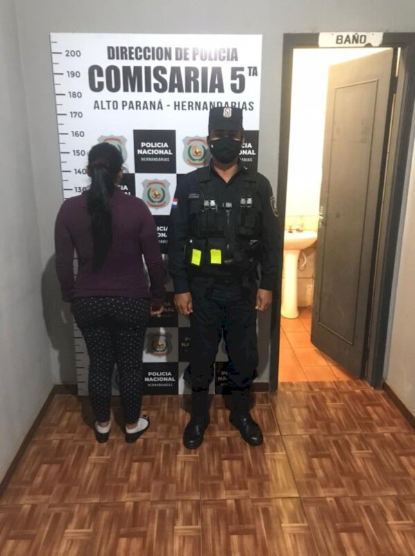 MUJER DETENIDA POR ACUCHILLAR A SU PAREJA