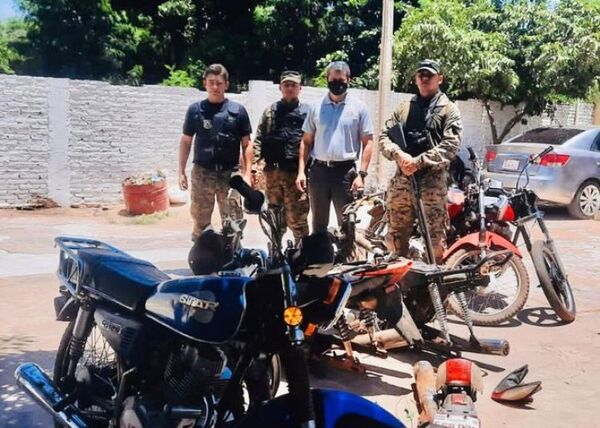 Horqueta: Detienen a ladrón, recuperan motos robadas y otros objetos de valor