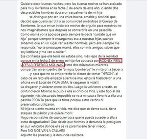 Denuncian que dos bomberos drogaron y violaron a su compañera - Nacionales - ABC Color