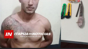 SUPUESTO INTEGRANTE DEL PCC APREHENDIDO POR HERIR A LA SUEGRA. - Itapúa Noticias