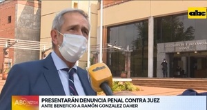 Presentarán denuncia penal contra juez del caso González Daher
