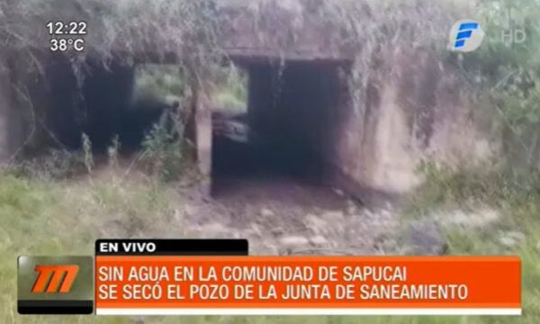 Con 40 grados y sin agua en comunidad de Sapucai | Telefuturo