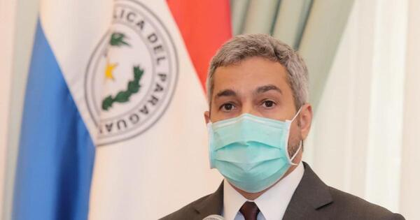 Mario Abdo Benítez dio positivo al coronavirus