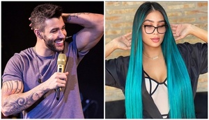 Jazmín Mernes estuvo muy cerca del cantante brasileño, Gustavo Lima - Te Cuento Paraguay