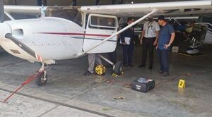 Avioneta robada fue sometida a pericia para saber si transportó drogas