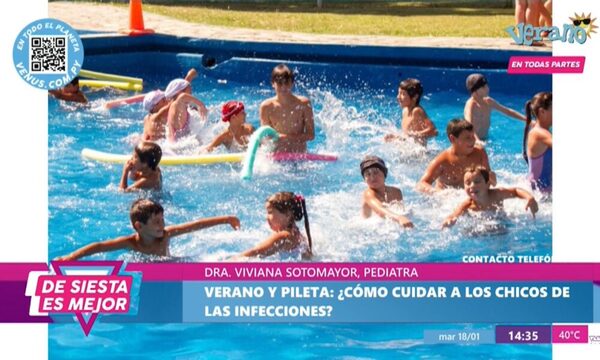 Verano y pileta: ¿Cómo cuidar a los chicos de las infecciones?