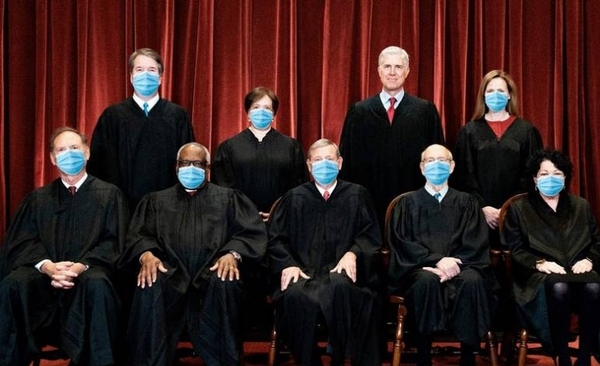 Diario HOY | Magistrado de la Corte Suprema de EEUU se niega a usar mascarilla