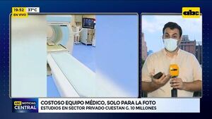 Costoso equipo médico para la foto - ABC Noticias Central - ABC Color