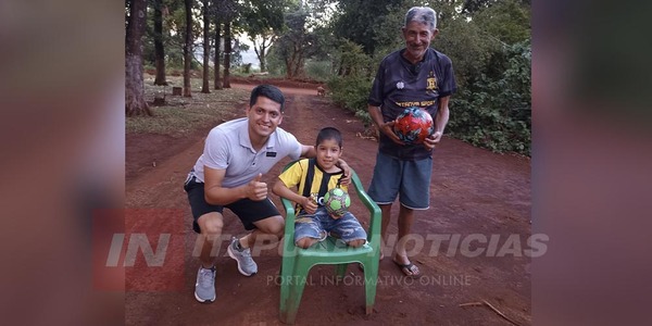 MARCELITO RECIBIÓ LA VISITA DEL PROF. CRISTIAN BENITEZ - Itapúa Noticias