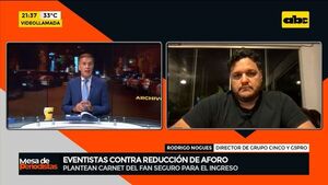 Eventistas buscan evitar reducción de aforo - Mesa de Periodistas - ABC Color