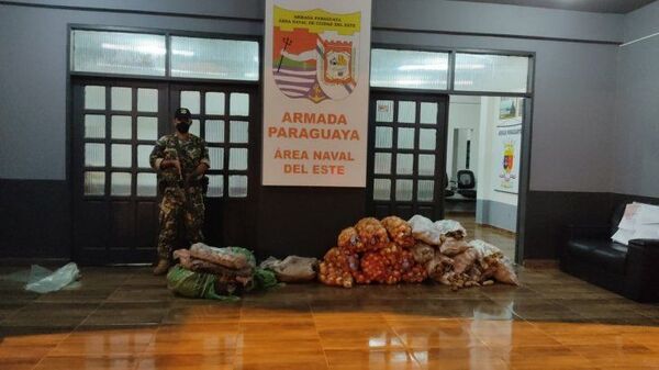 Incautan productos de contrabando a orillas del río Paraná