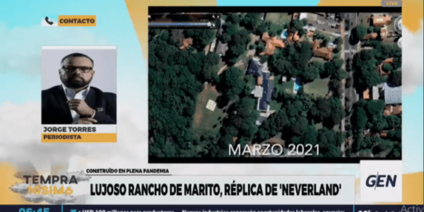 El presidente Mario Abdo construyó lujosa réplica del rancho “Neverland”, en plena pandemia