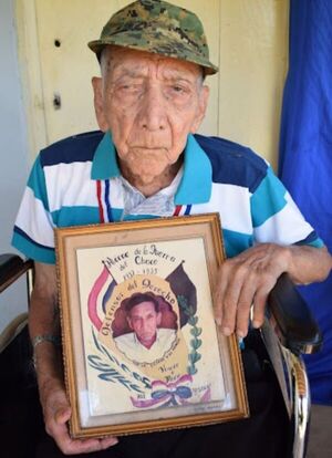 Falleció a los 104 años el último excombatiente de la Guerra del Chaco que vivía en Carapeguá  - Nacionales - ABC Color