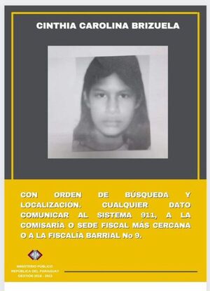 Fiscal ordenó búsqueda y localización de adolescente desaparecida