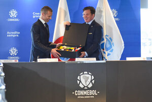 Presidente de la UEFA visita la CONMEBOL - El Independiente