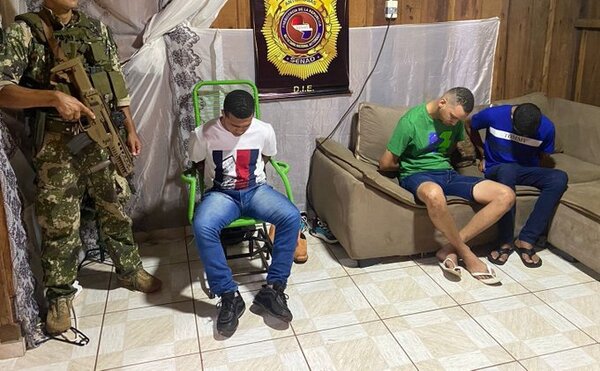 Detienen a un jefe criminal brasileño del PPC y dos colaboradores en la localidad de Zanja Pytã en Amambay