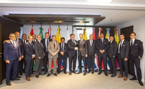 Diario HOY | Presidente de UEFA visita la CONMEBOL buscando fortalecer vínculos