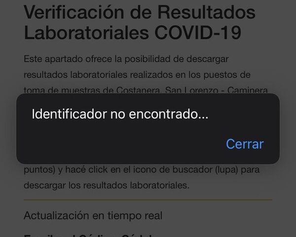 Odisea para acceder a comprobante tras test rápido COVID en USF