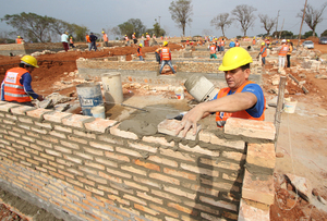 Construcción de 102 viviendas del MUVH en Boquerón ha generado más de 1.500 empleos a pobladores de la zona