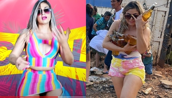 "La chica de la cerveza" se volvió cantante - Teleshow