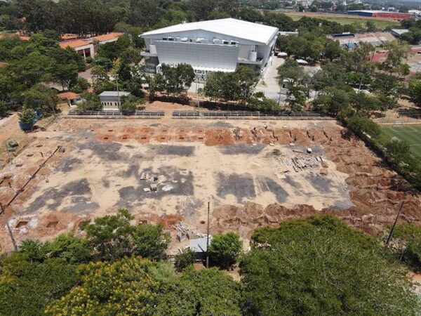 Avanza la construcción del Pabellón de Gimnasia en la sede de la SND
