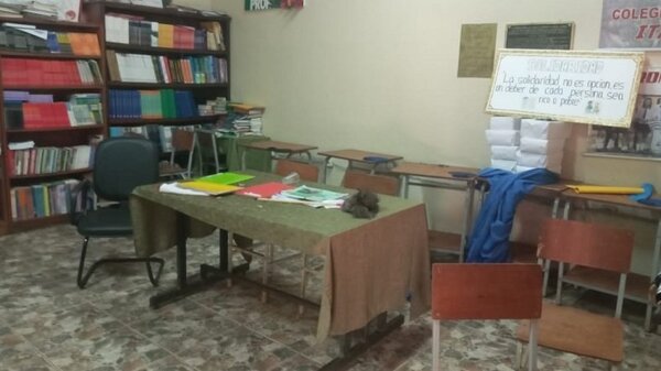 Hurtan equipos informáticos y kits escolares de un colegio | Noticias Paraguay