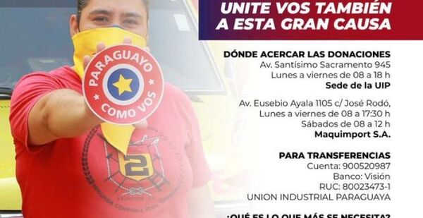 Lanzan campaña para ayudar a los bomberos